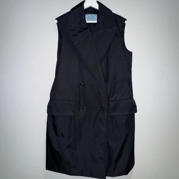 PRADA re nylon long vest - Picture 1 of 9